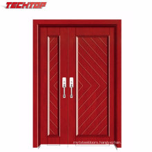 Tpw-074 China Modern Drawing Room Door Models Wood with Glass
